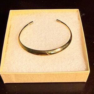 Chic Gold-Tone Open Cuff Bracelet